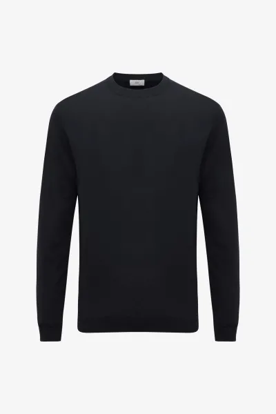 Roundneck Trui | Donkerblauw