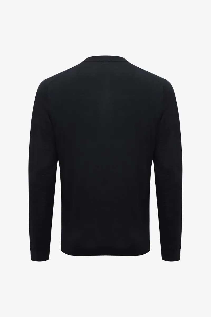 Roundneck Trui | Donkerblauw