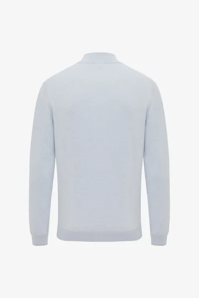 Zijden Turtle Zip | Lichtblauw