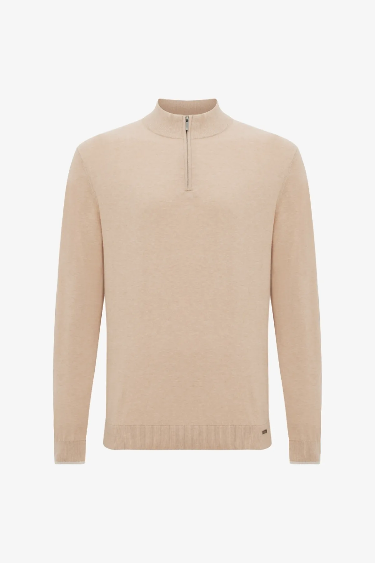 Zijden Turtle Zip | Bruin