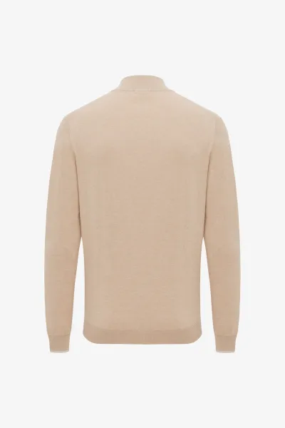 Zijden Turtle Zip | Bruin