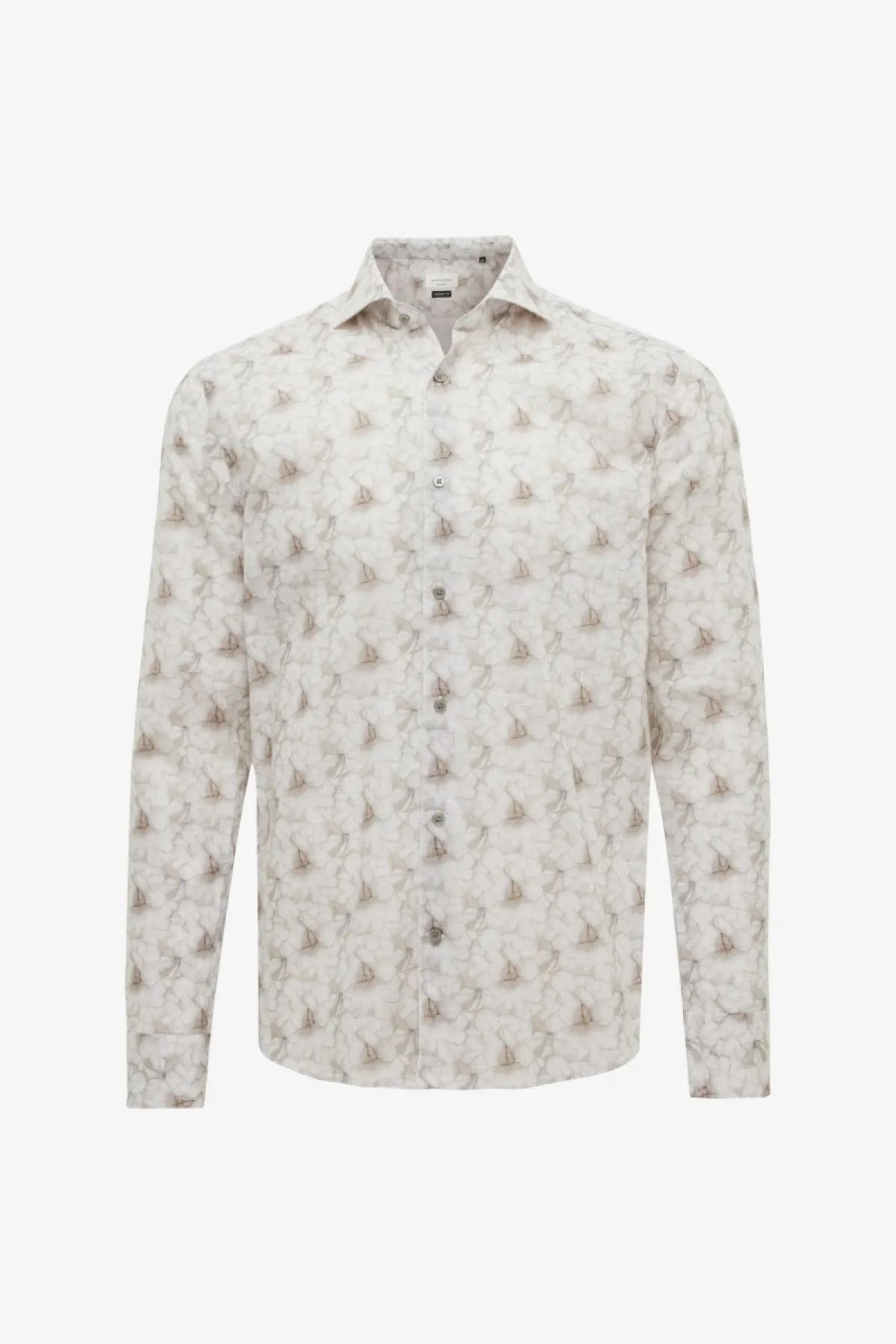 Print Overhemd | Beige