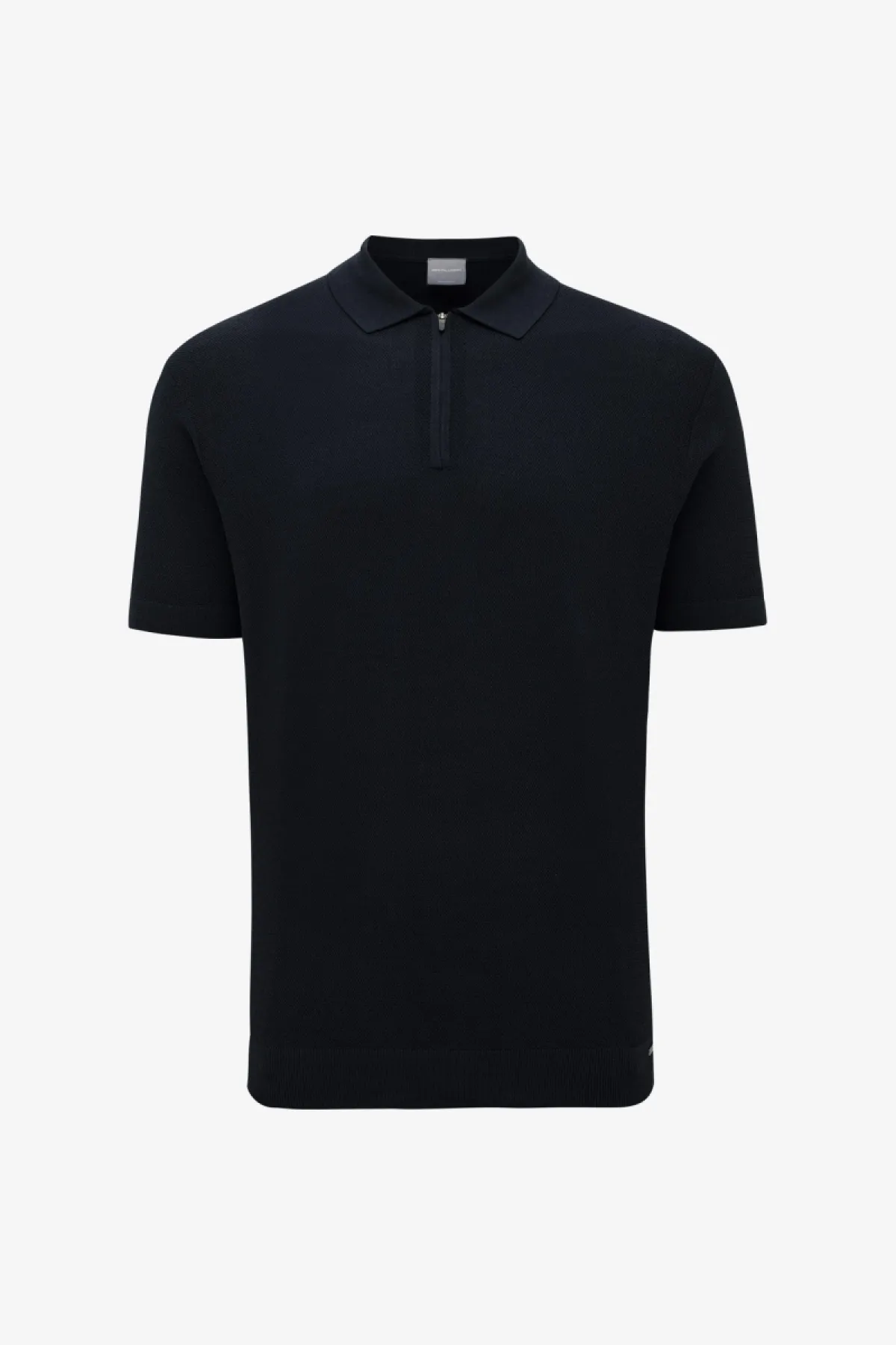 Polo Zip | Donkerblauw