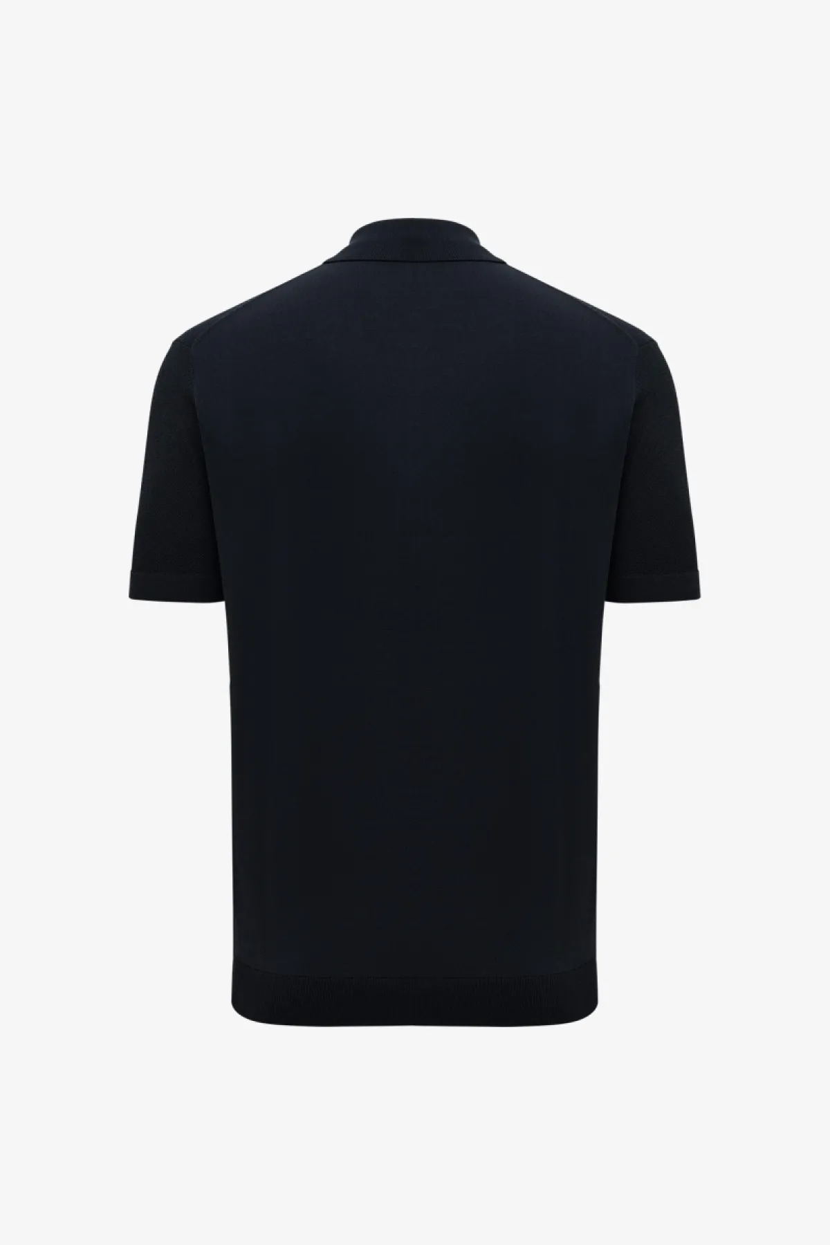 Polo Zip | Donkerblauw