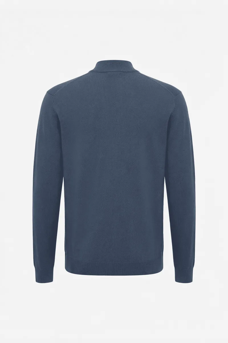 Turtle Half Zip | Blauw