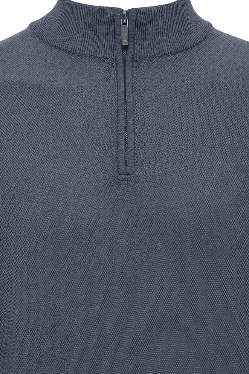 Turtle Half Zip | Blauw