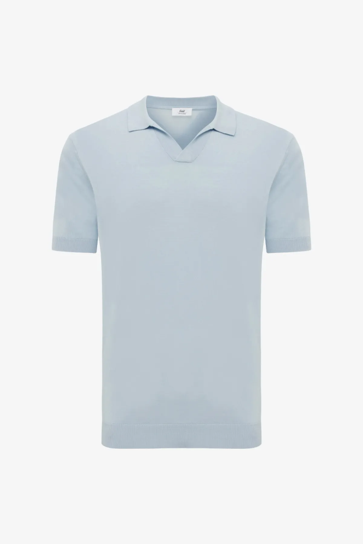 Polo zonder knopen | Lichtblauw