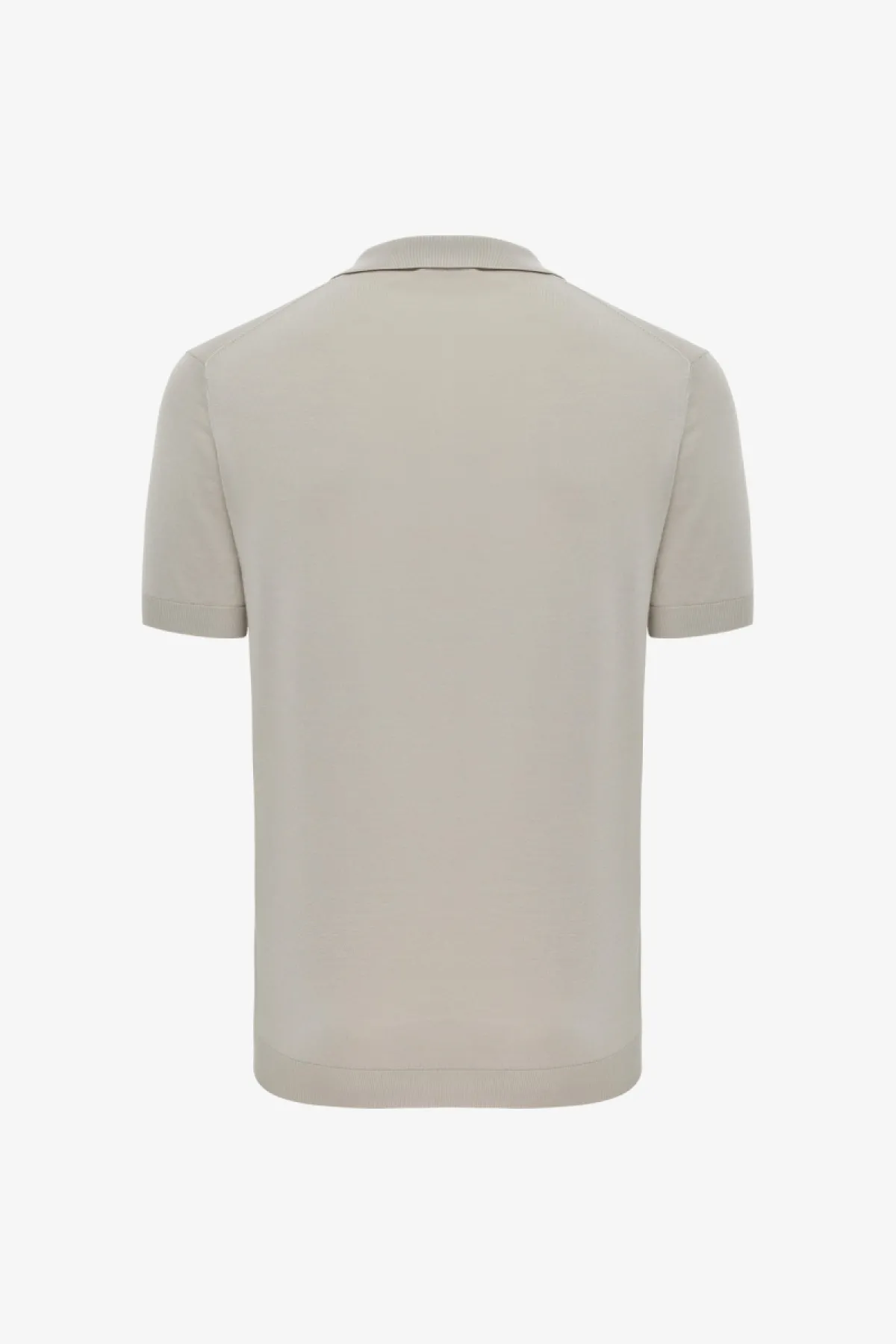Polo zonder knopen | Beige