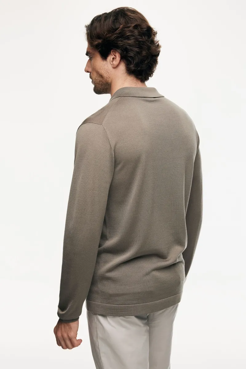 Gebreid Vest | Bruin