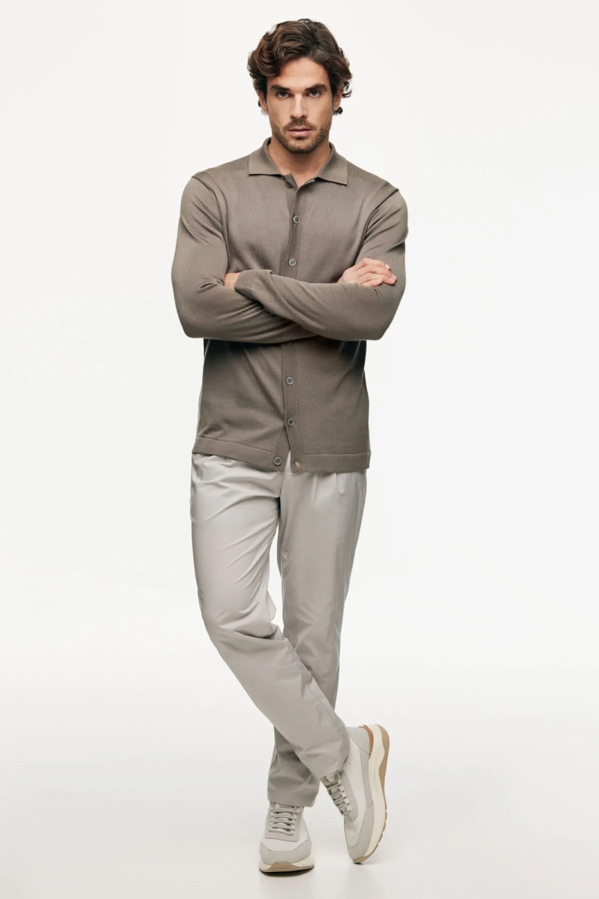 Gebreid Vest | Bruin