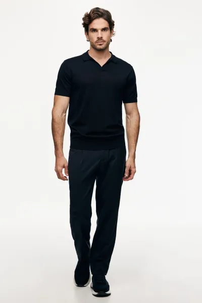 Merino Broek | Donkerblauw