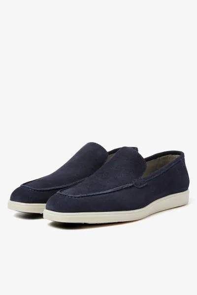 Leren Loafer | Donkerblauw