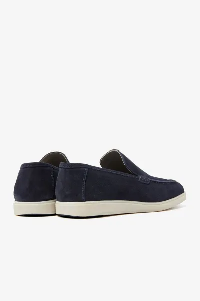 Leren Loafer | Donkerblauw
