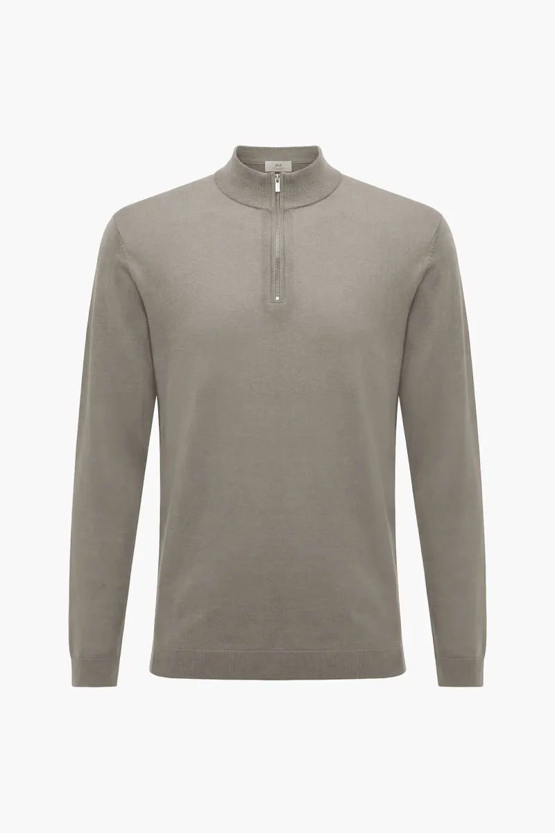 Merino Turtle Zip | Bruin