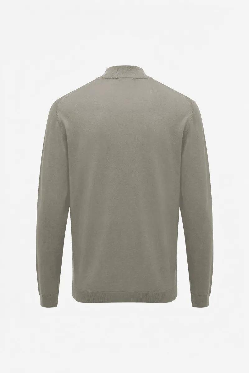 Merino Turtle Zip | Bruin