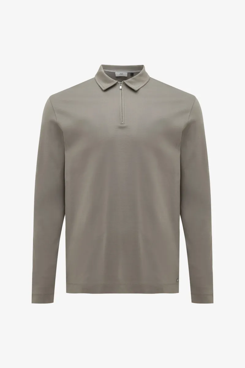Half Zip Longsleeve Polo | Bruin