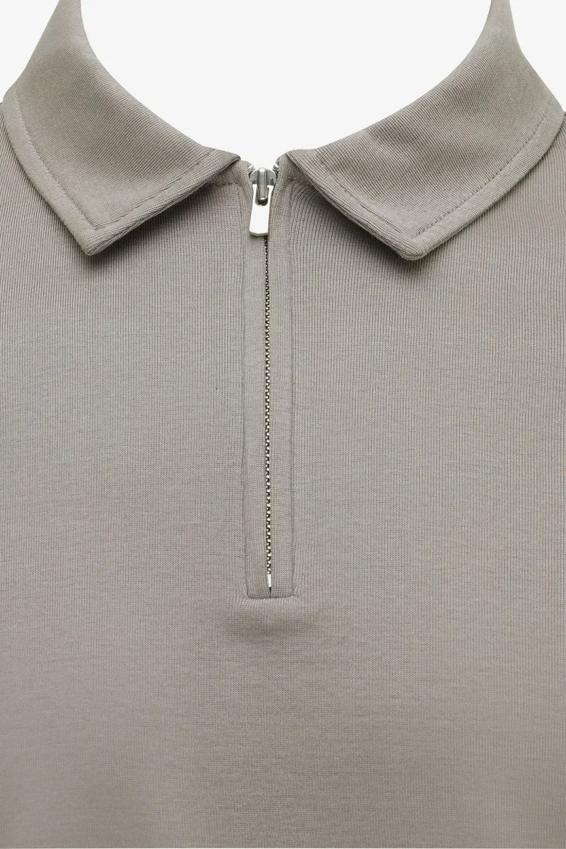 Half Zip Longsleeve Polo | Bruin