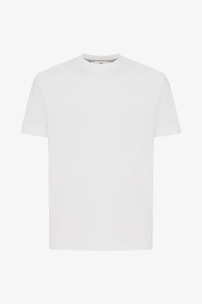 Mercerised T-shirt | Wit