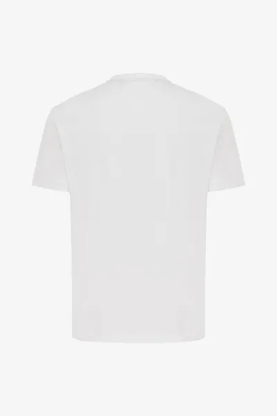 Mercerised T-shirt | Wit