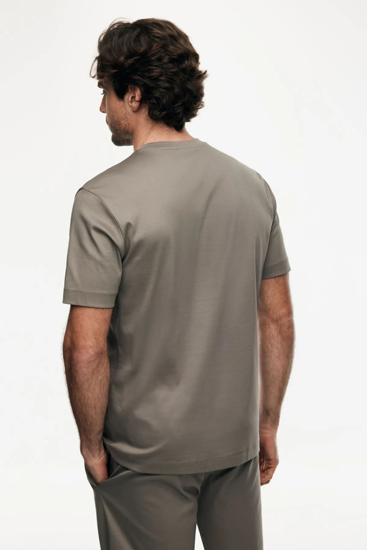 Mercerised T-shirt | Bruin