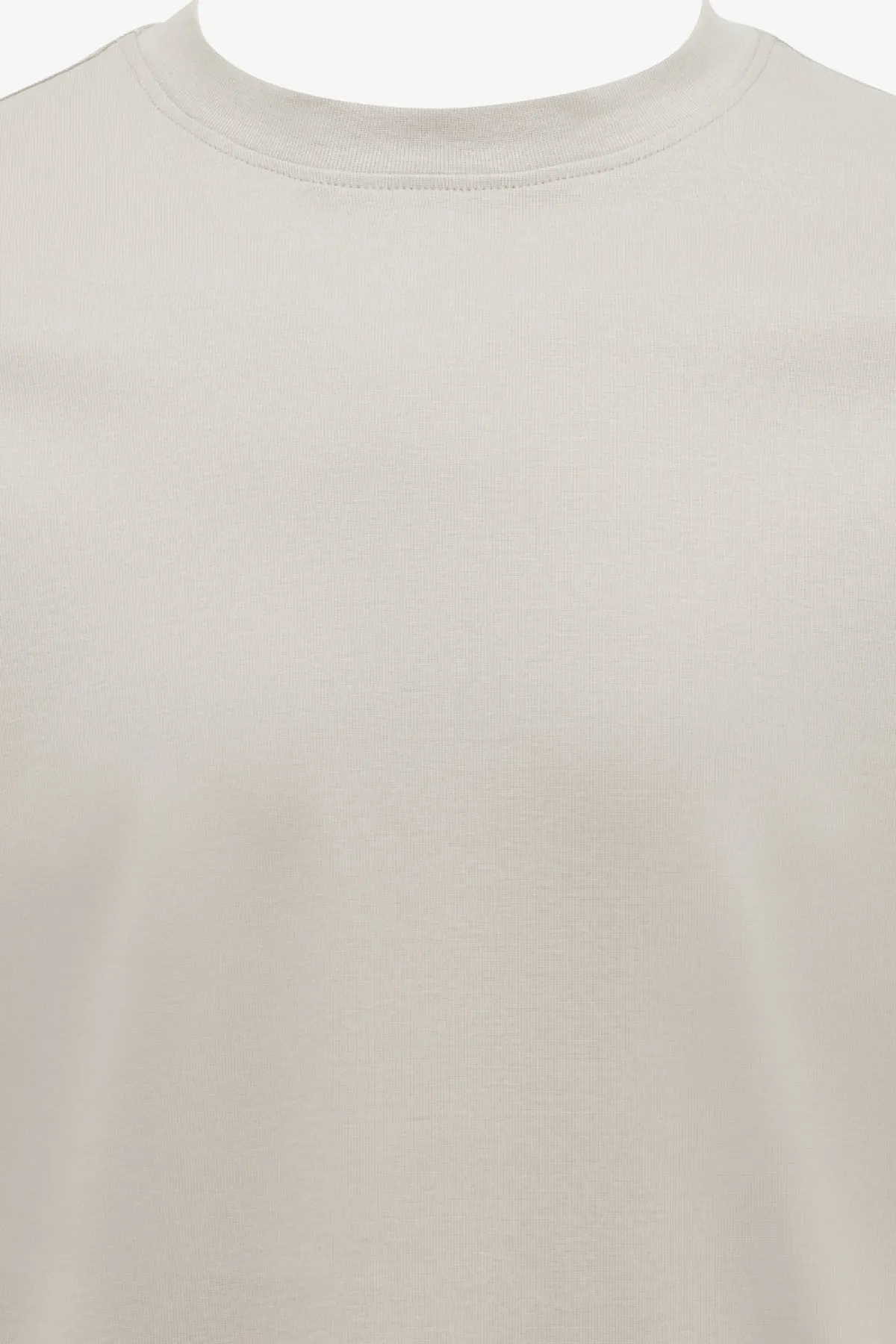 Mercerised T-shirt | Beige