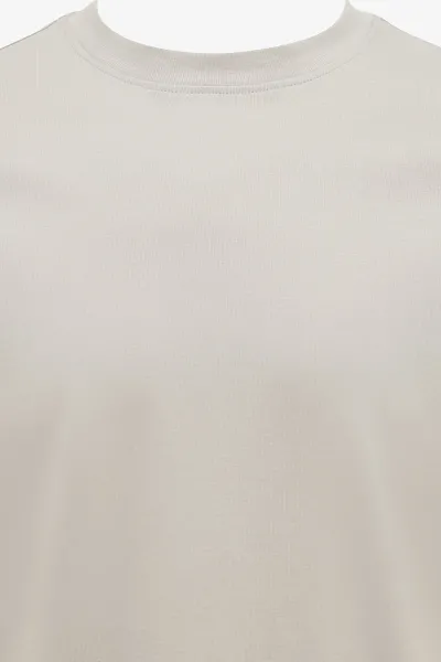 Mercerised T-shirt | Beige