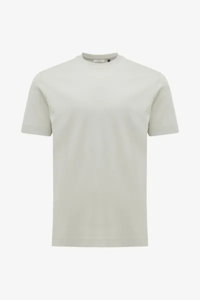 Mercerised T-shirt | Lichtgroen