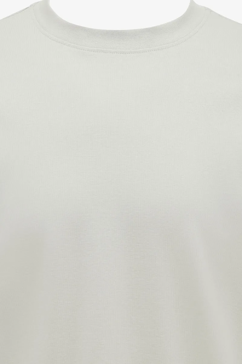 Mercerised T-shirt | Lichtgroen