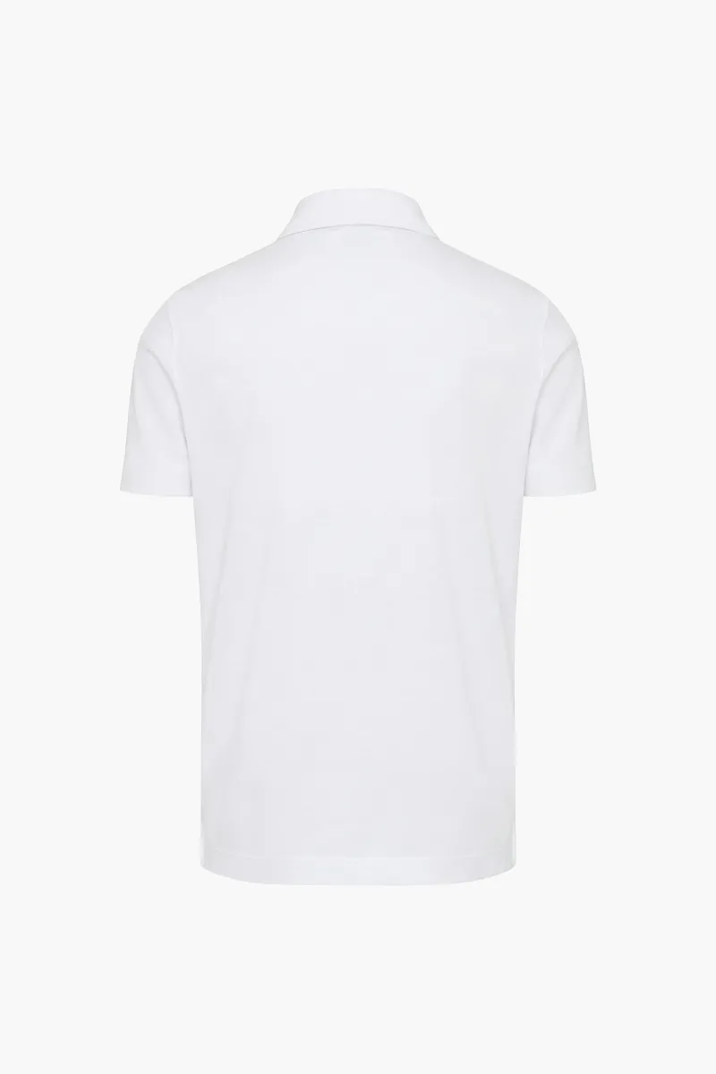 2-Button Polo | Wit