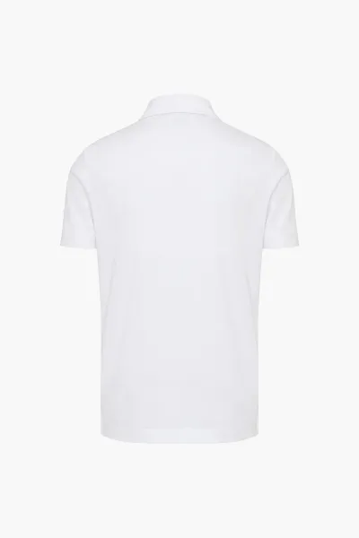 2-Button Polo | Wit