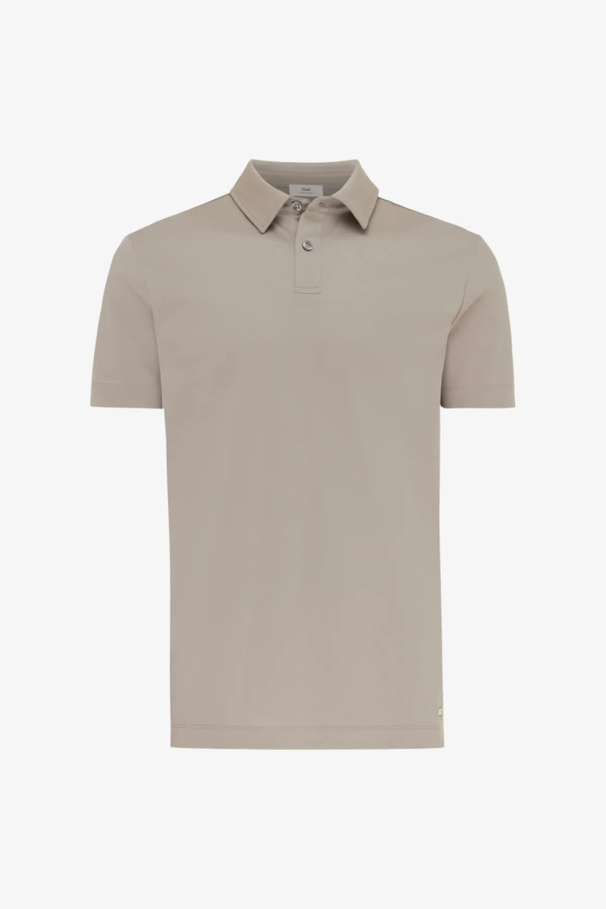 2-Button Polo | Beige