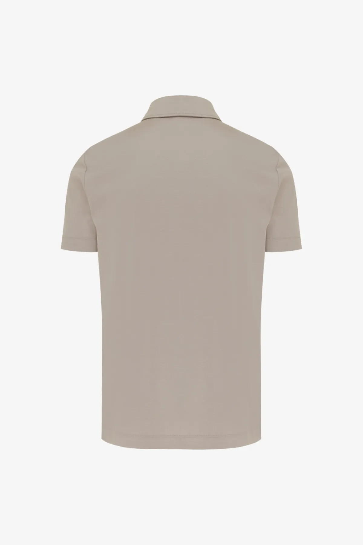 2-Button Polo | Beige