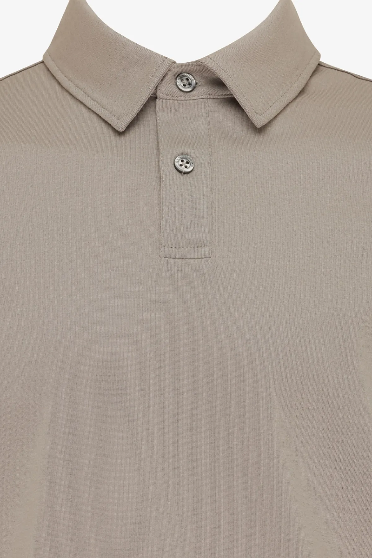 2-Button Polo | Beige