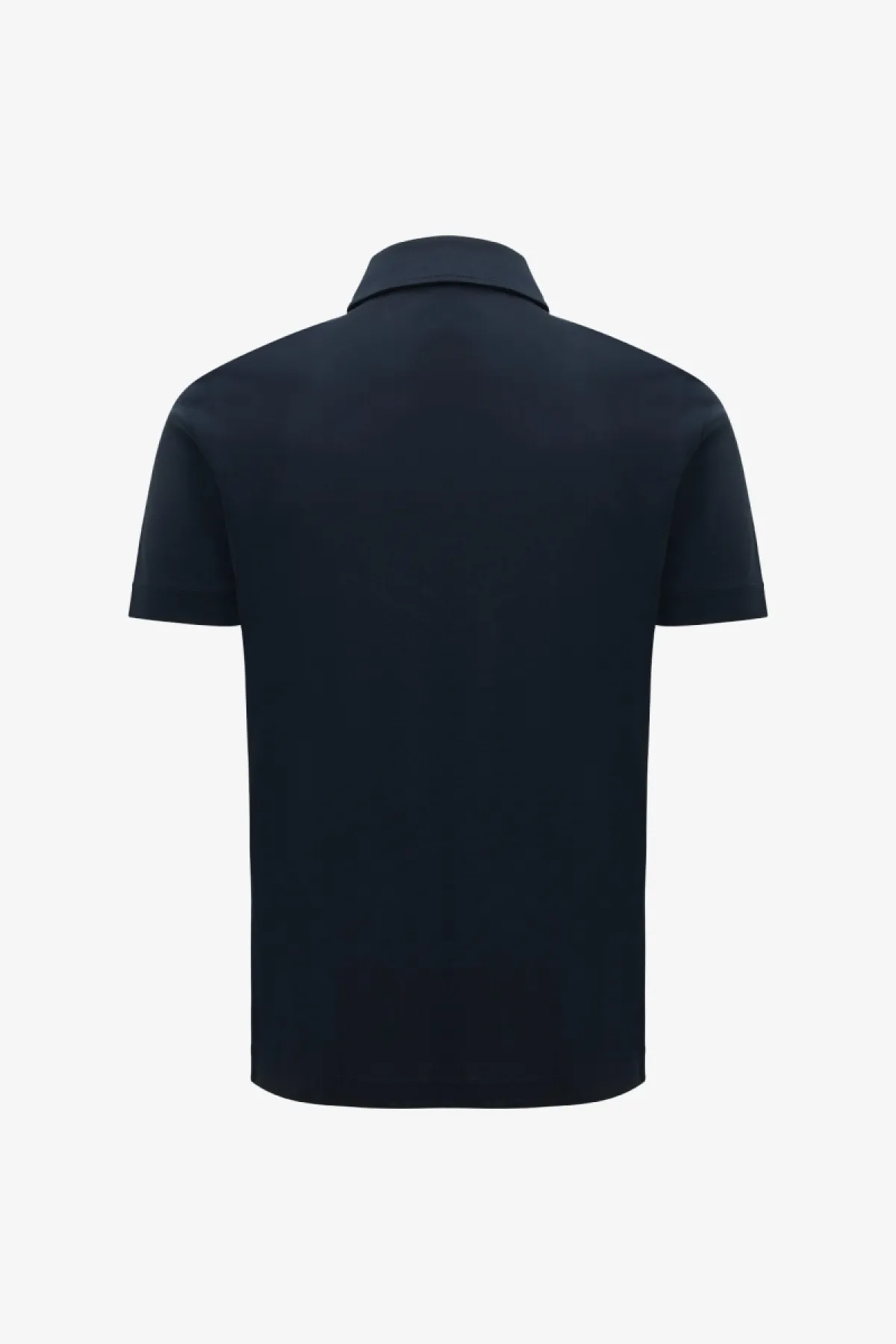 2-Button Polo | Donkerblauw