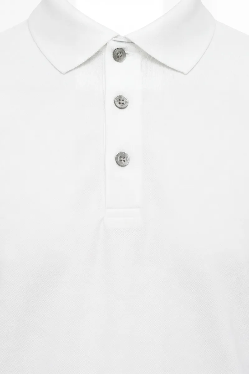 Button Polo | Wit