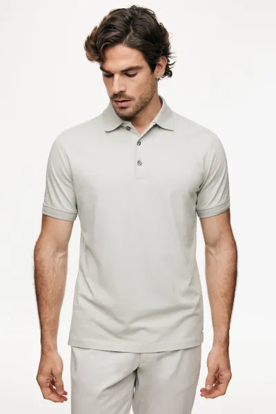 Button Polo | Lichtgroen