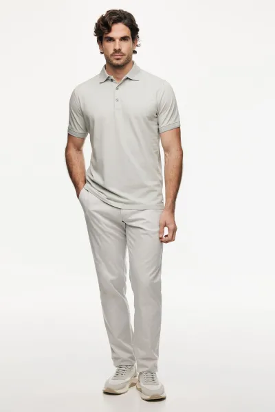 Button Polo | Lichtgroen