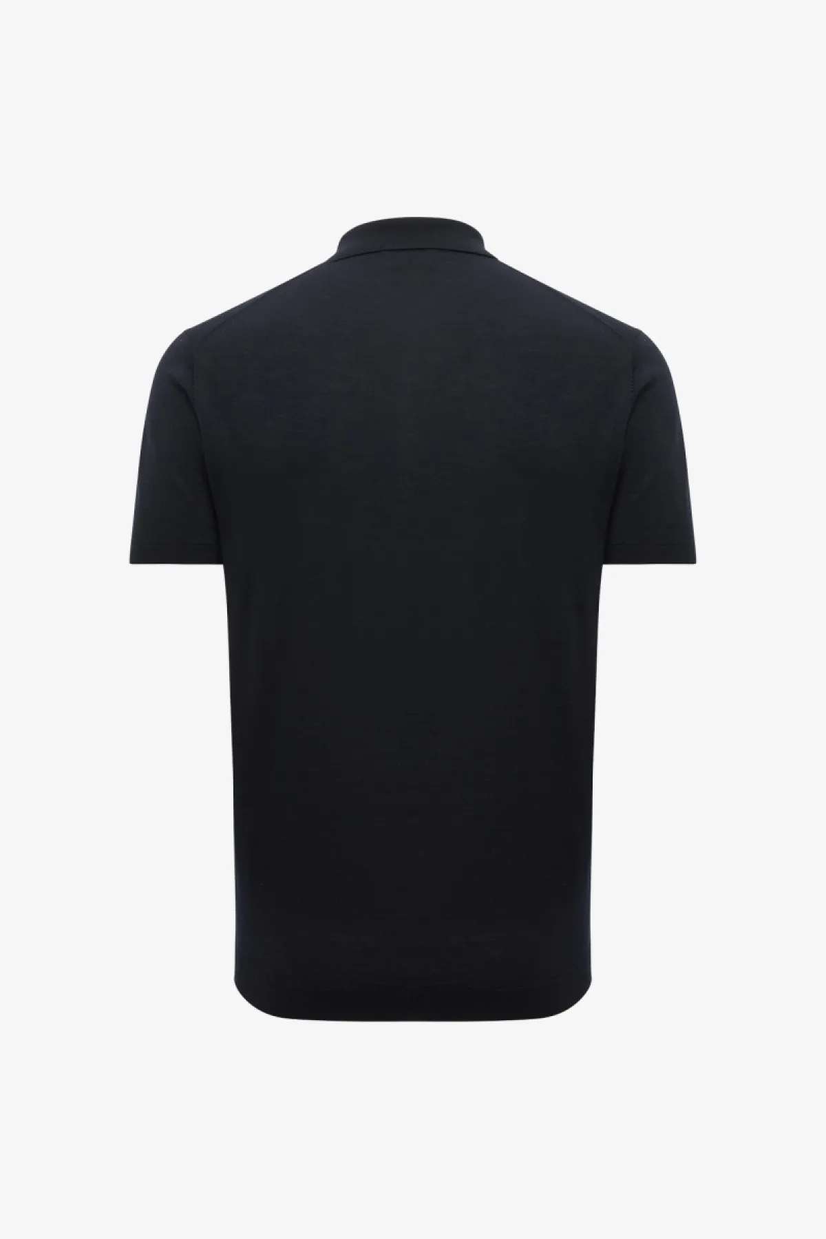 Button Polo | Donkerblauw