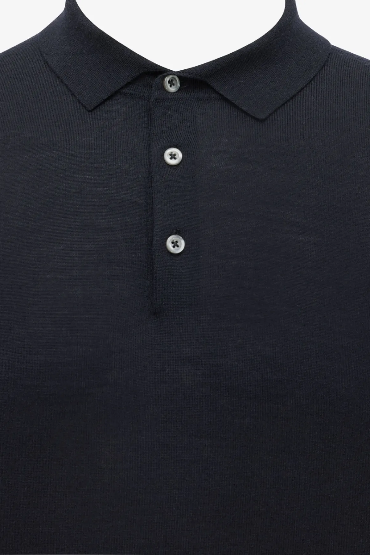 Button Polo | Donkerblauw
