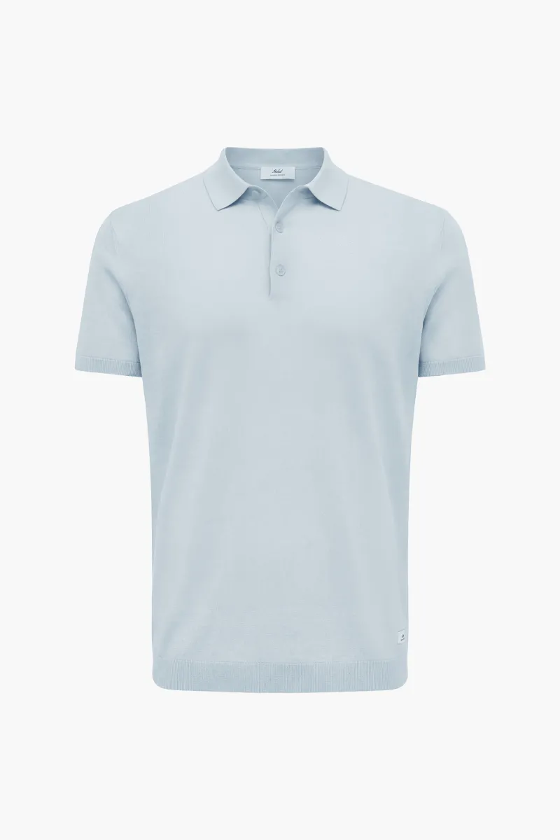 Button Polo | Lichtblauw