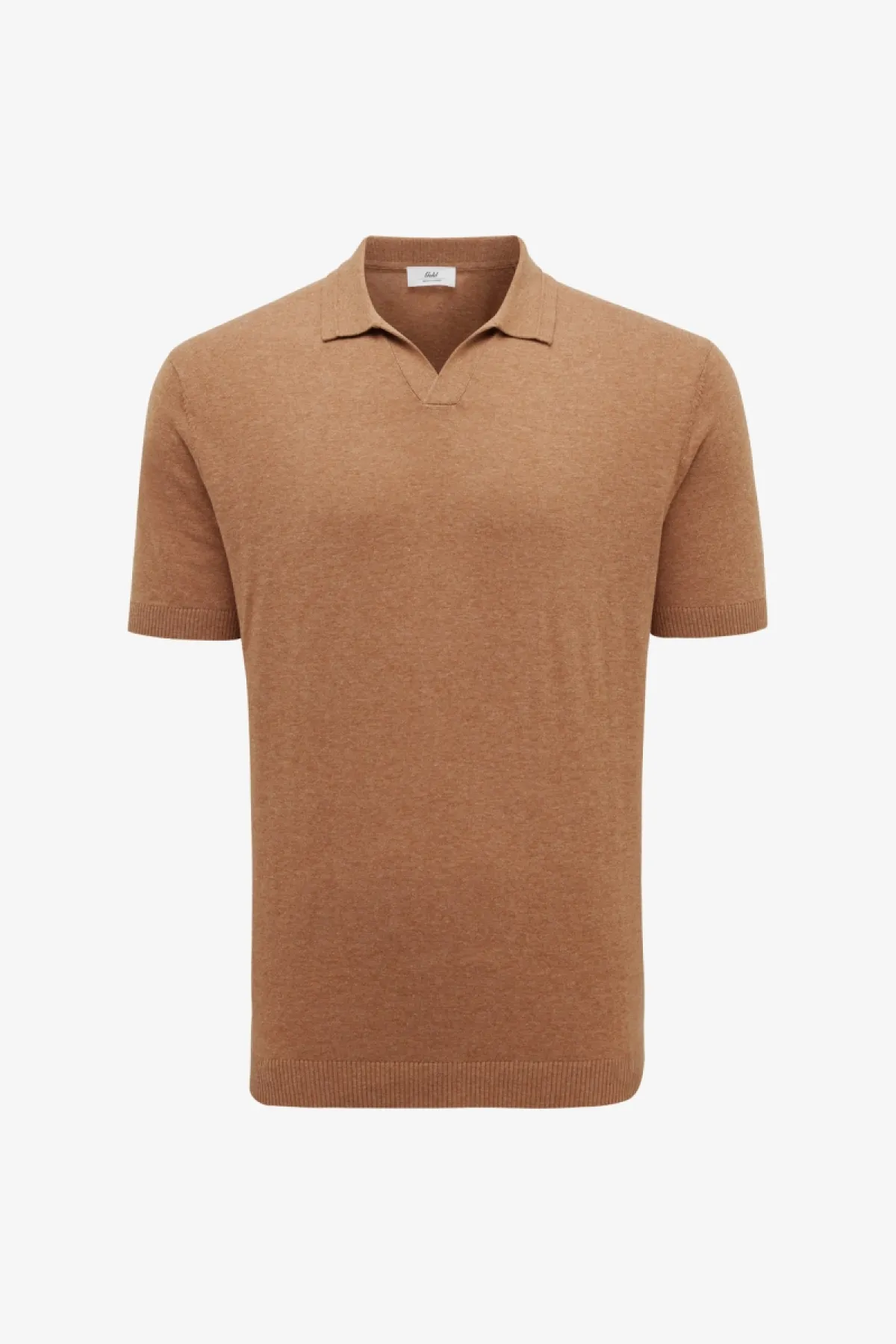 No Button Polo | Oranje