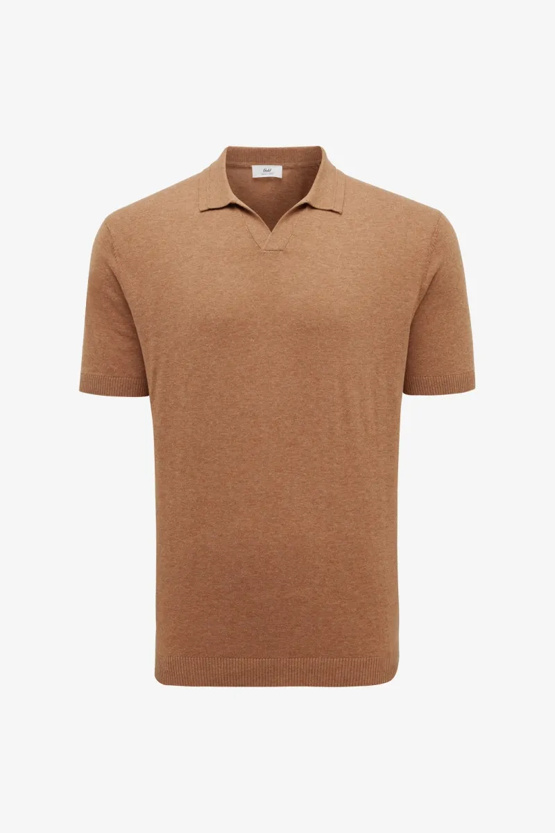 No Button Polo | Oranje