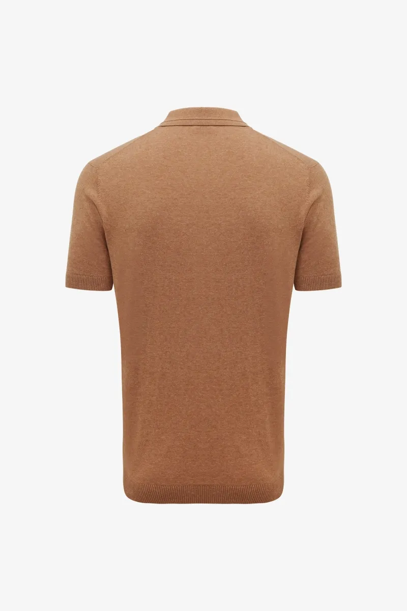 No Button Polo | Oranje