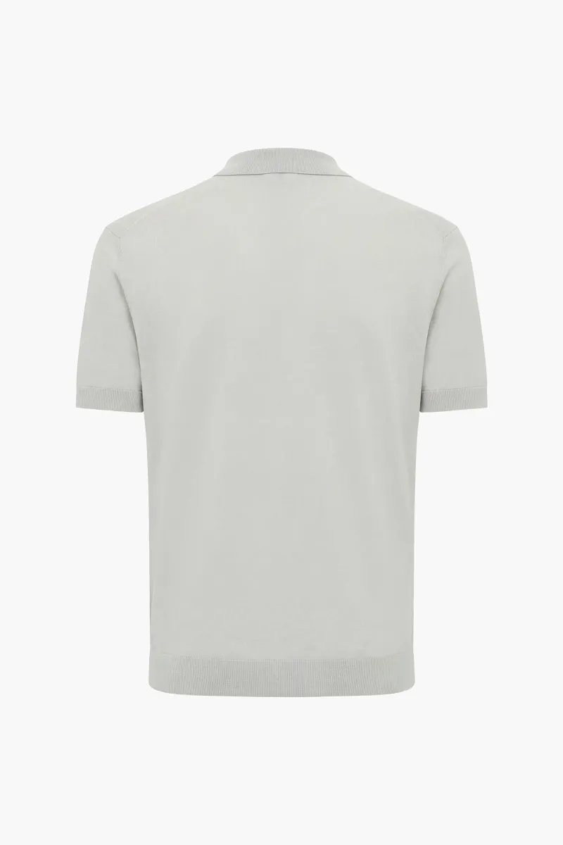 No Button Polo | Groen