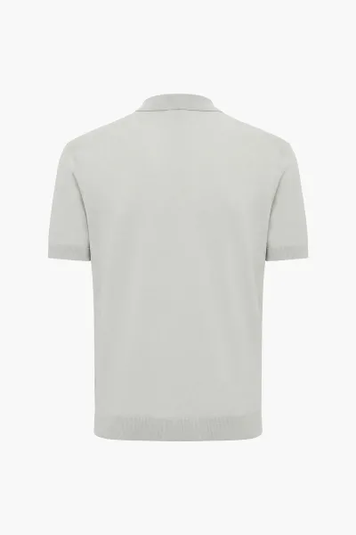 No Button Polo | Groen