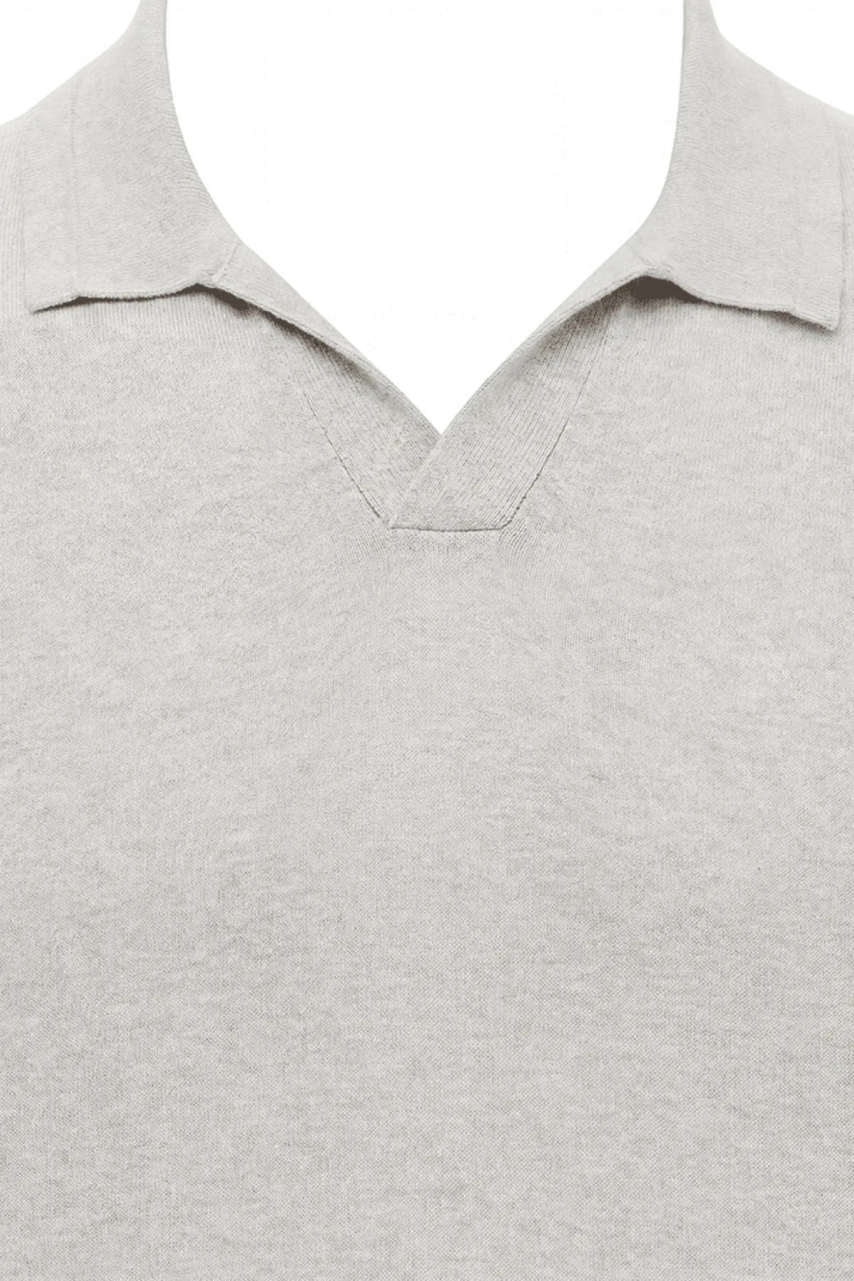 No Button Polo | Groen