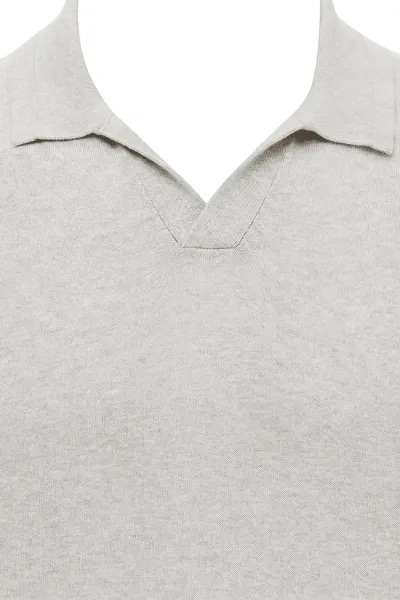 No Button Polo | Groen