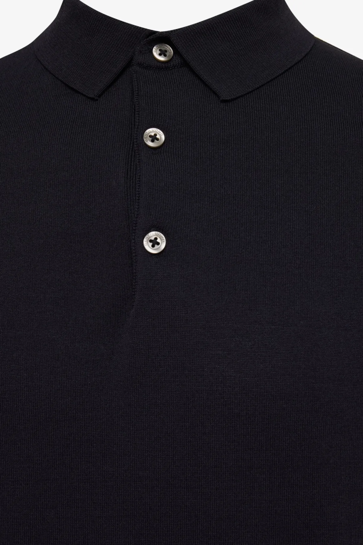 Button Polo | Donkerblauw