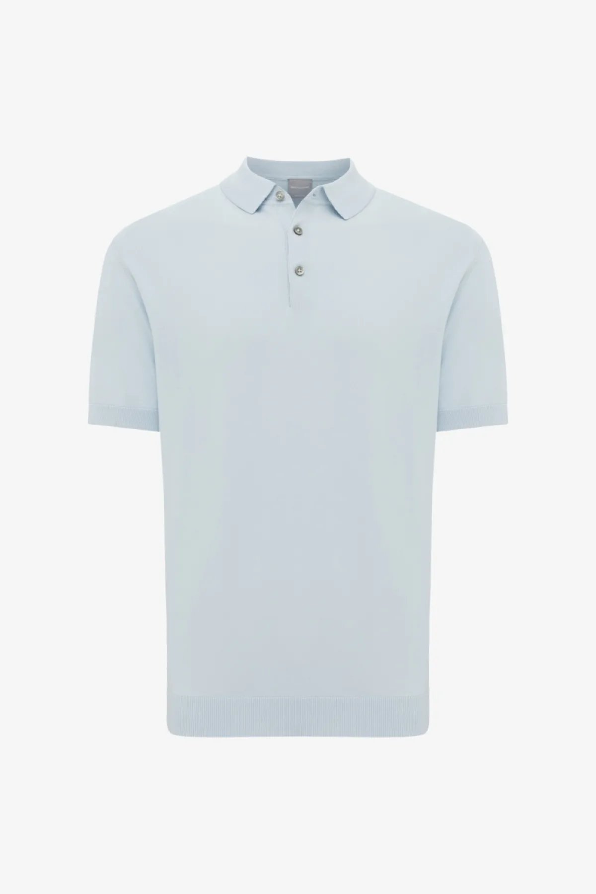 Button Polo | Lichtblauw