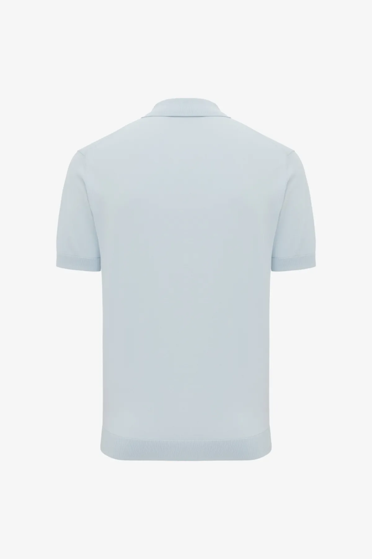 Button Polo | Lichtblauw